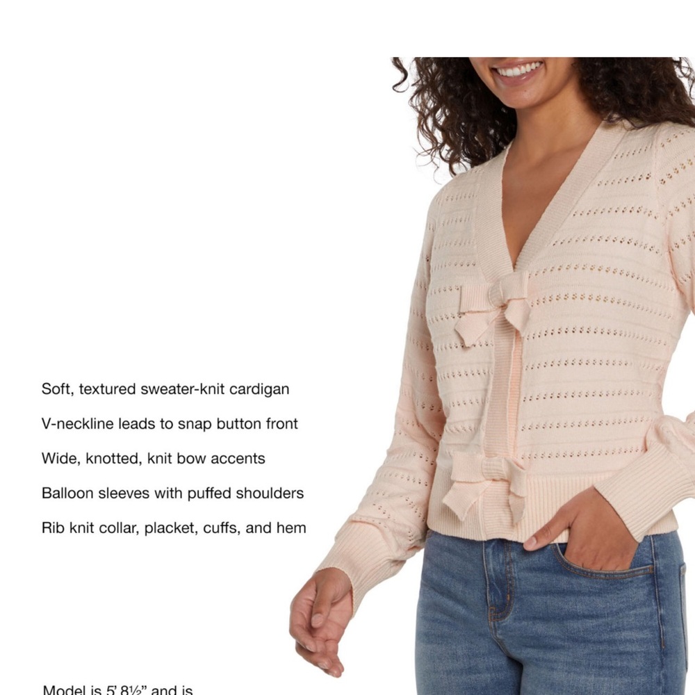 Women's Express Ballerina (Pink)  with Bow Accents - Picture 4 of 12